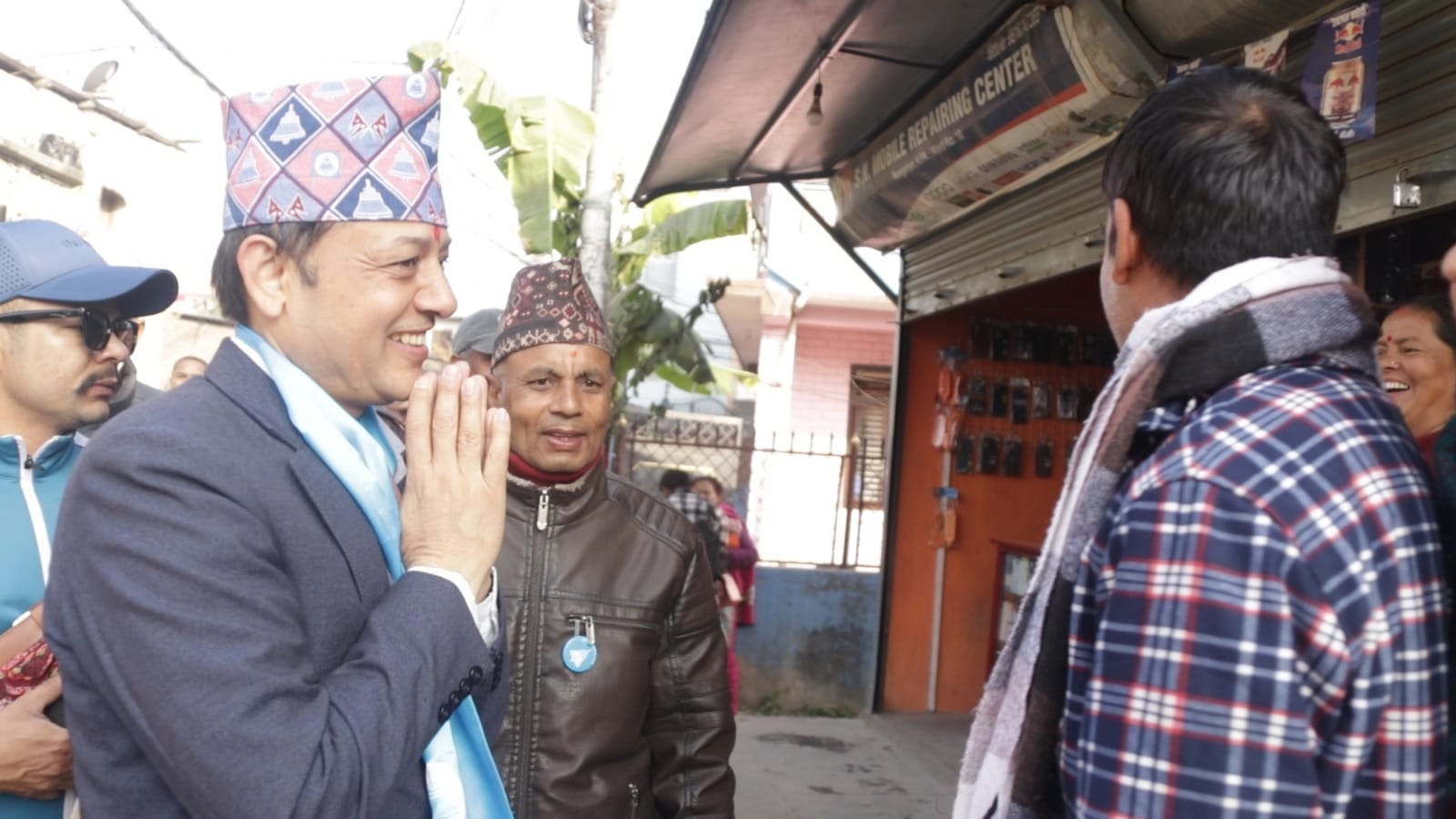 नागार्जुनमा रास्वपा उपसभापति अर्यालको घरदैलो, स्थानीय संरचना विस्तारमा जोड