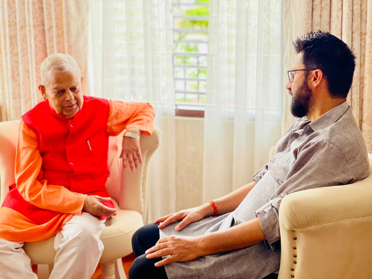 रवि लामिछाने र महन्थ ठाकुरबीच भेटवार्ता