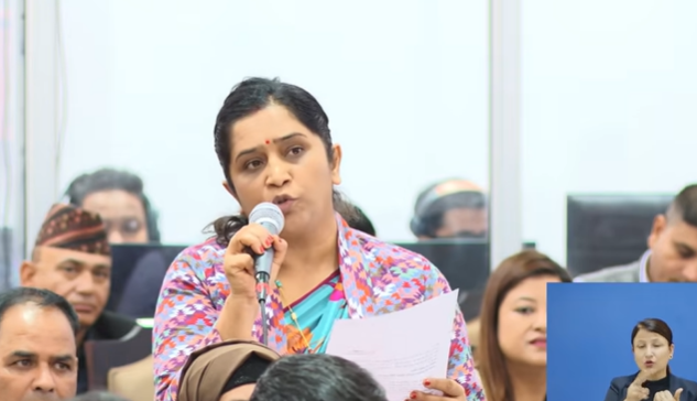 आइसीयूमा उपचाररत बिरामीको अन्तर्वार्ता लिएकोमा सांसद बाँस्कोटाको आपत्ति