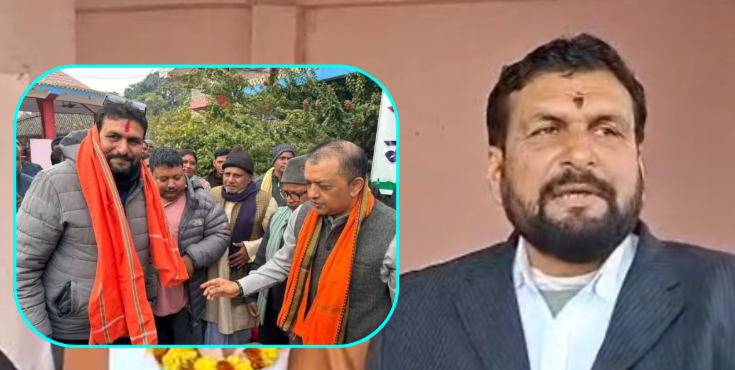 पुरानै पार्टीमा फर्केका गोडैता ५ का वडाध्यक्ष कांग्रेसको चुनावी प्रचार-प्रसारमा