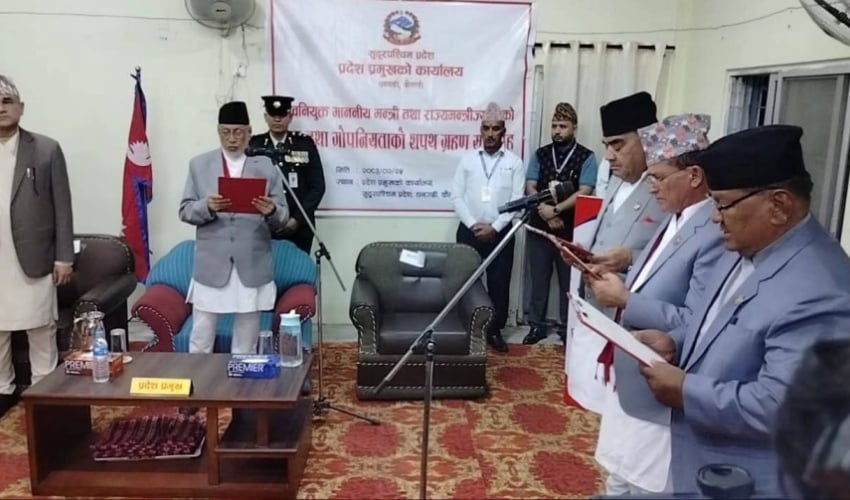 लामो रस्साकस्सीपछि सुदूरपश्चिम सरकारले पायो पूर्णता:  ५ मन्त्री थपिए