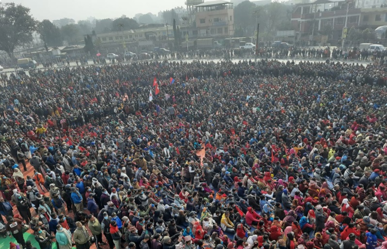 बुटवलमा प्रचण्ड-नेपाल समूहको शक्ति प्रदर्शन