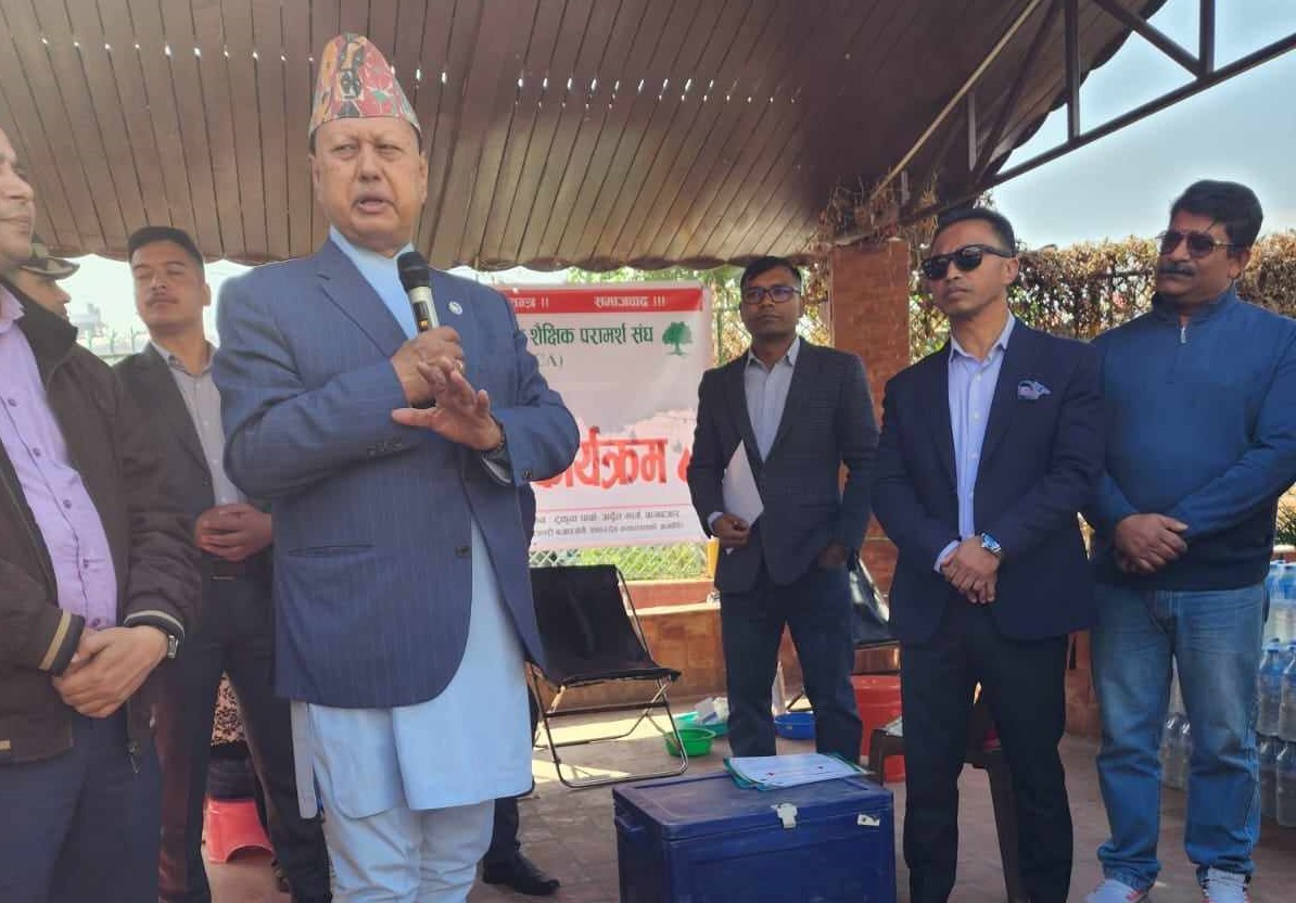 नेपाल लोकतान्त्रिक शैक्षिक परामर्श संघको आयोजनामा रक्तदान कार्यक्रम