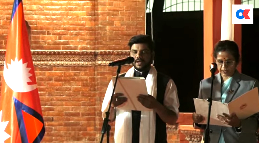 नवनियुक्त दुई मन्त्रीले लिए शपथ