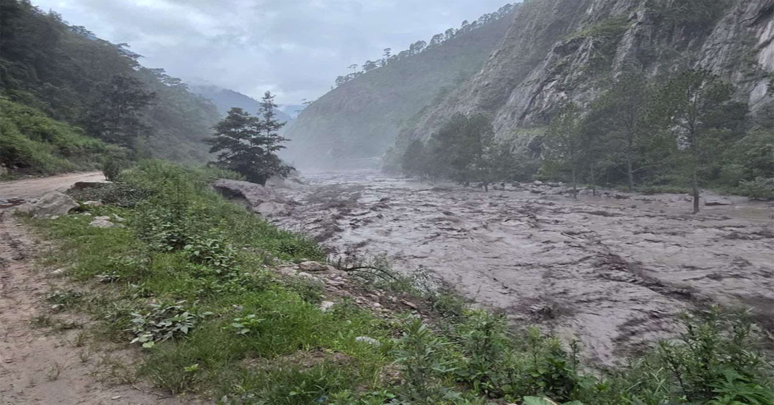 देशभरका साना नदीहरूमा पानीको बहाव बढ्दो, ३४ भन्दा बढी जिल्लामा आकस्मिक बाढीको मध्यम जोखिम
