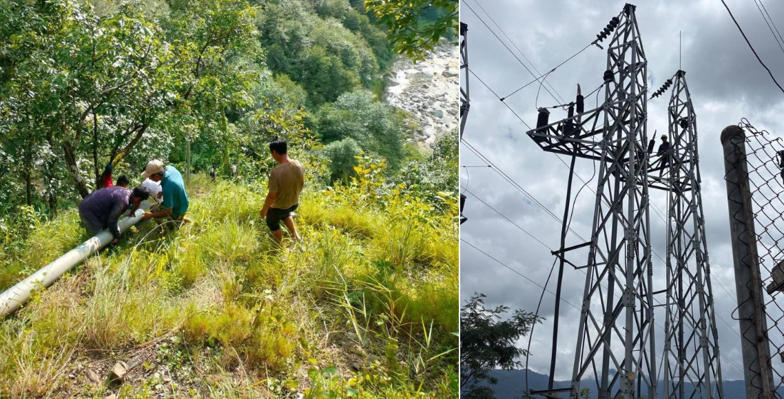 बाढी प्रभावित धादिङ र नुवाकोटका सबै क्षेत्रमा विद्युत् सेवा पुनः सुचारु