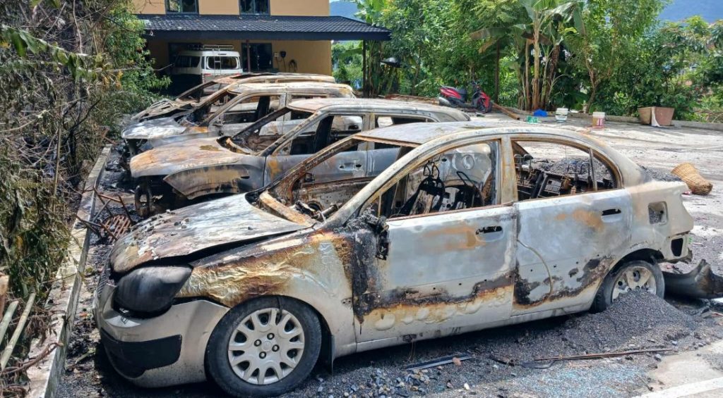 प्रचण्डको लगानी रहेको हल्ला चलाएर रिसोर्ट जलाउने ५ पक्राउ