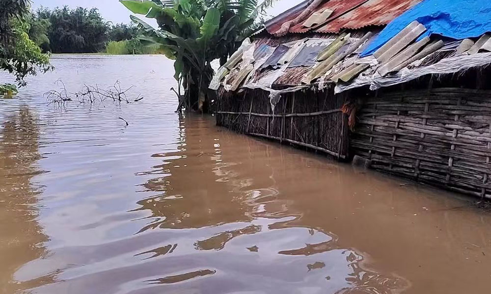 सप्तरीका ५ सय घर डुबानमा, २ हजारभन्दा बढी प्रभावित
