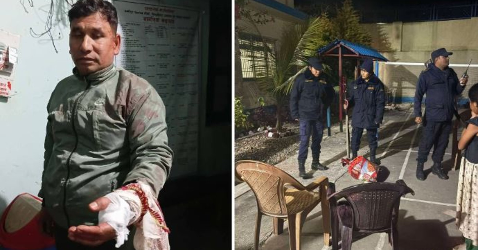 सिन्धुलीमा एसबिआई बैंक लुटपाट : कर्मचारीलाई बाँधेर सुरक्षा गार्डको हात काटियो