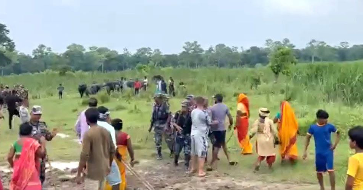 पश्चिम नवलपरासीको सुस्तामा भारतीय एसएसबीको हस्तक्षेप: निर्माणाधीन बाँध भत्काएपछि सीमा क्षेत्र तनावग्रस्त