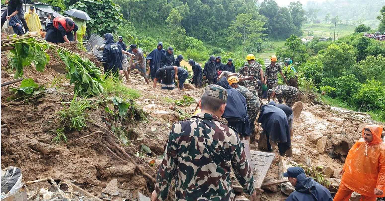 विपदमा परी मृत्यु हुनेको संख्या १२८ पुग्यो